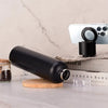 Vacuum Insulated Water Bottle with Holder – Stainless Steel